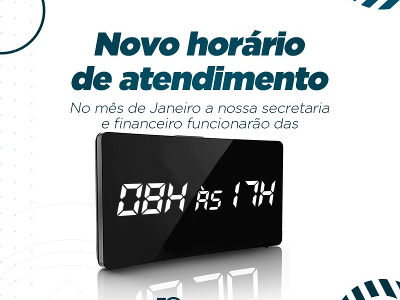Horário de Atendimento - Janeiro